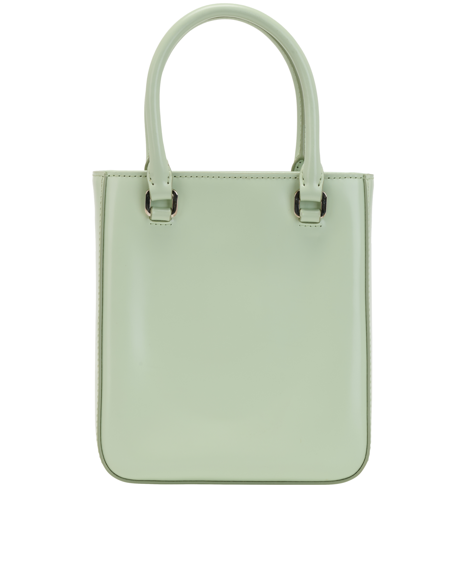 Mini Panier, &pound;950, Handbags, Green, Leather, Back view